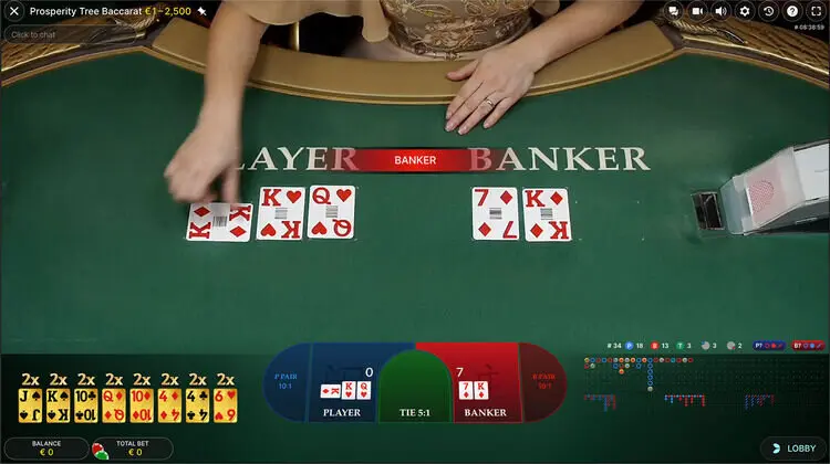Обложка слота Live Baccarat