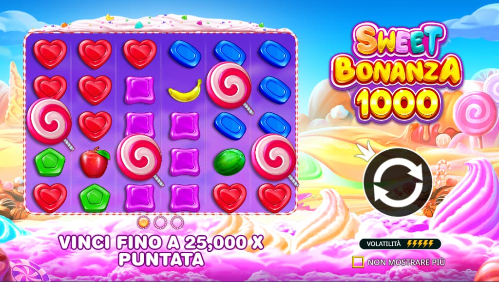 Обложка слота Sweet Bonanza 1000
